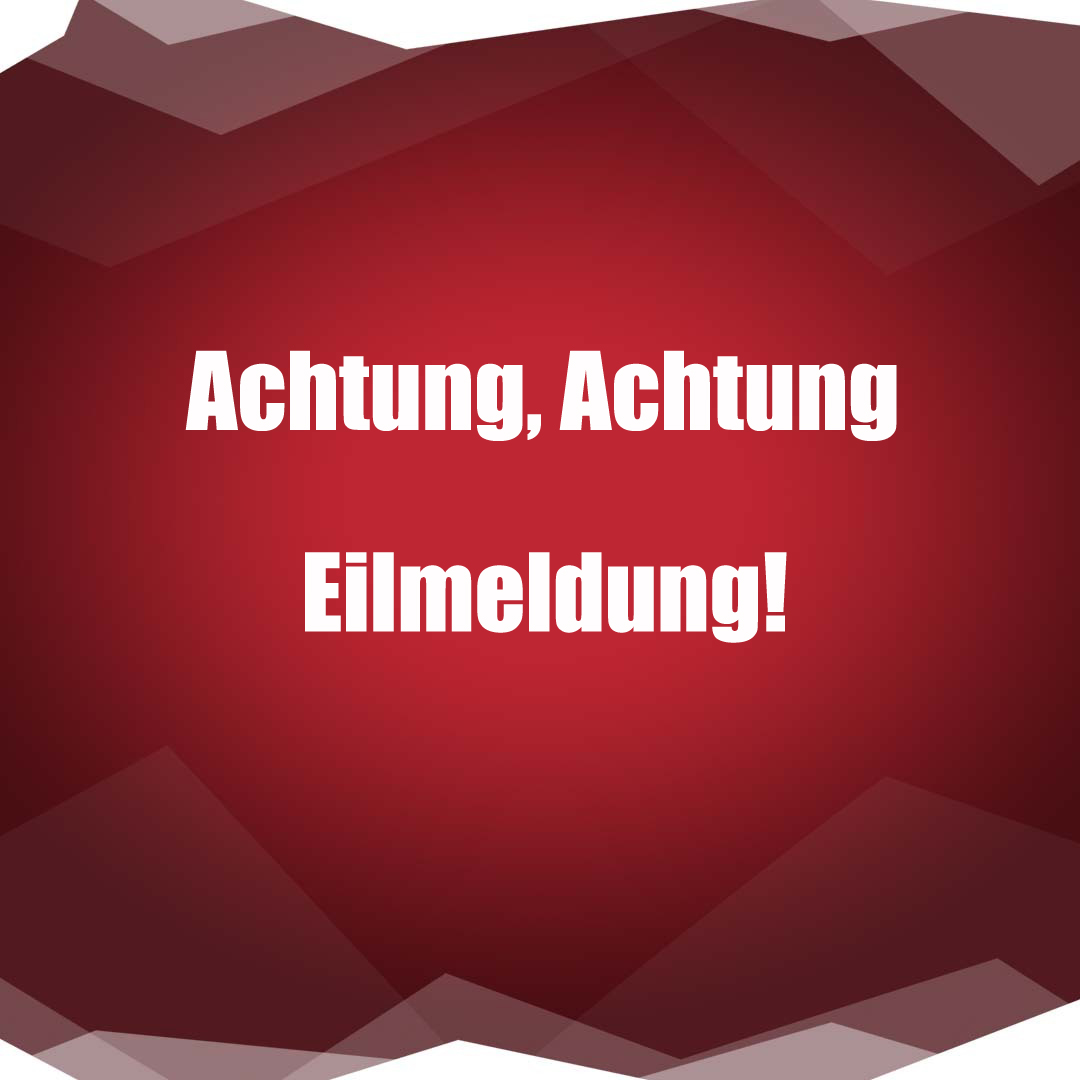 Achtung, Achtung Eilmeldung! Oldenbloc